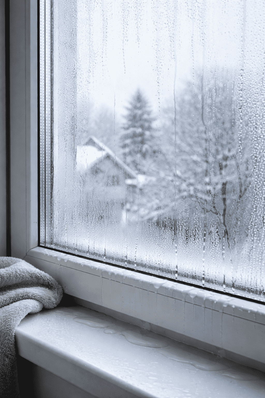 Ako zabrániť roseniu okien v zime?